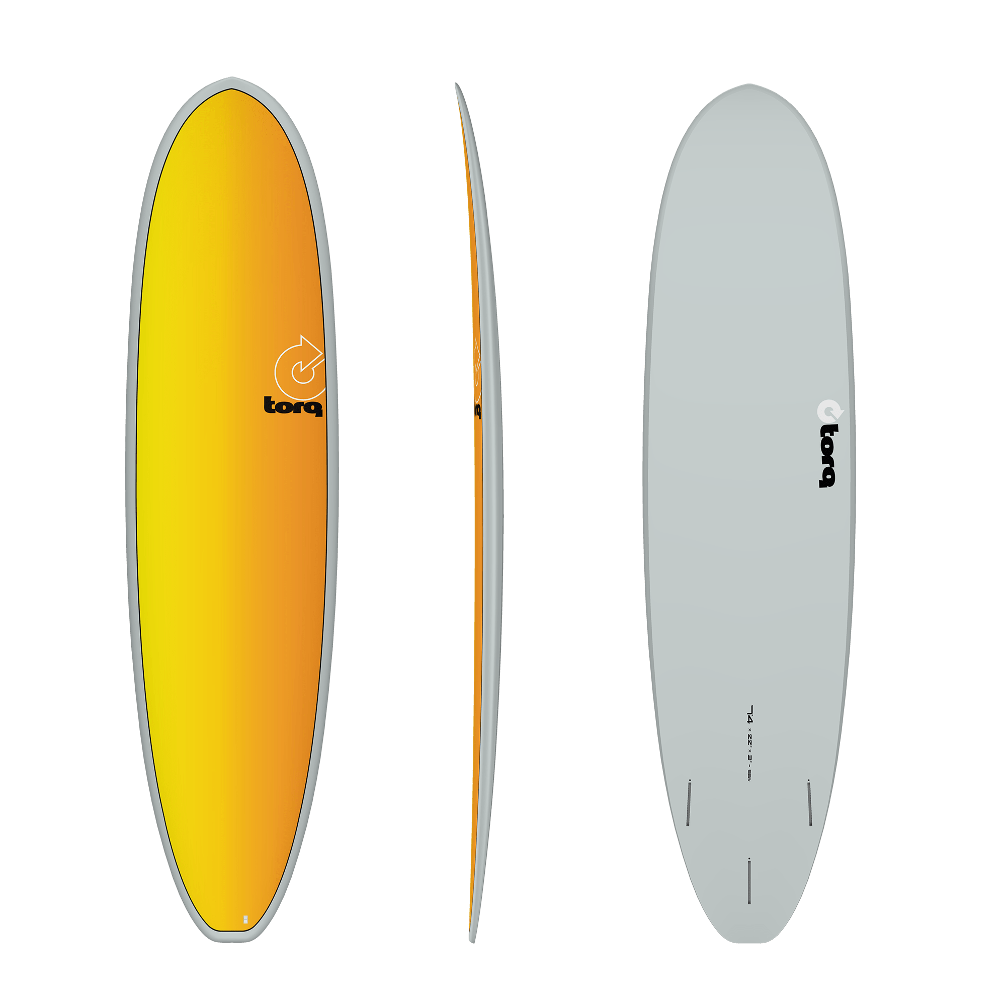 7'4'' MOD FUN V+ Funboard Torq Surfboards